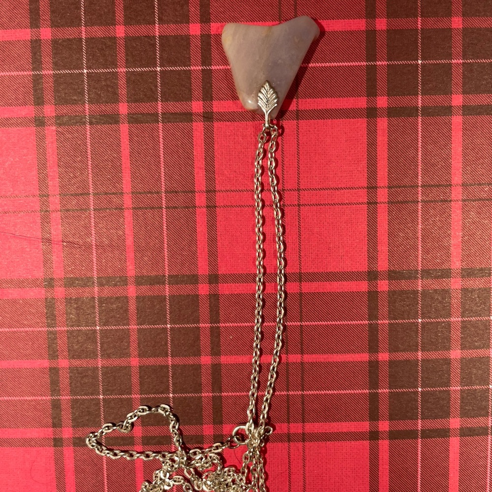 Lavender stone necklace